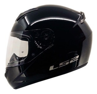 Casco Ls2 Ff352 Solid Negro Brillante Talle M