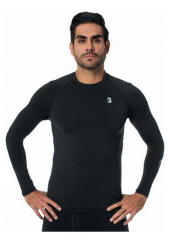 Playera Deportiva Hombre Dryfit Manga Larga Blacksecretsport