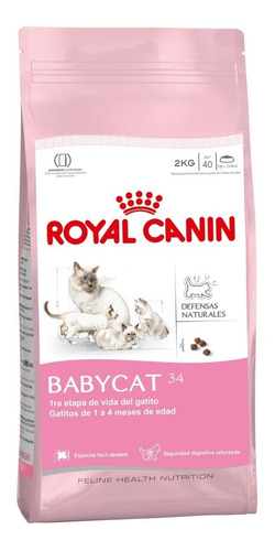 Royal Canin Gatos Baby Cat 34 Bolsa 1.5 Kg Alimento Cachorro