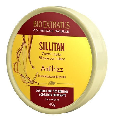 Bio Extratus Sillitan Creme Capilar Silicone Com Tutano 40g