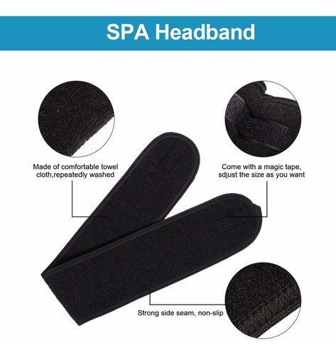 Spa Facial Diadema Whaline Maquillaje Envoltura De La Cabeza