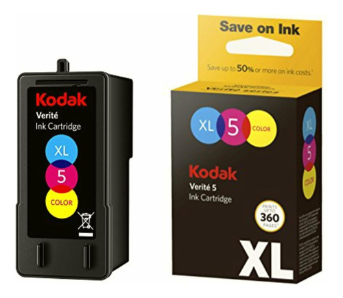 Kodak Verite 5 Tintas De Repuesto (alt1ua) Xl Cartucho De