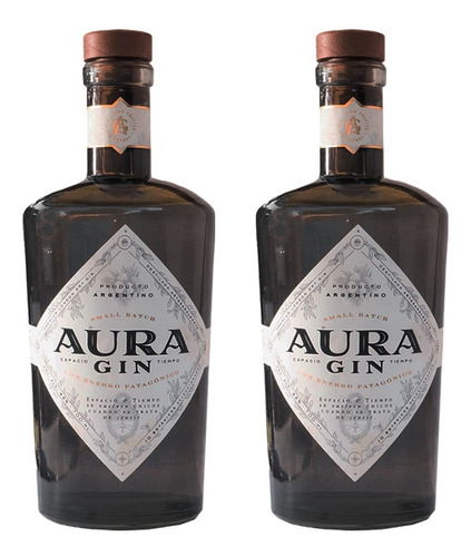 Aura Gin Premium London Dry Gin Tonic Tragos X2u - Kaia