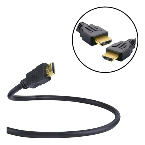 Cabo Hdmi Emborrachado Qualidade Profissional Alto Padrão