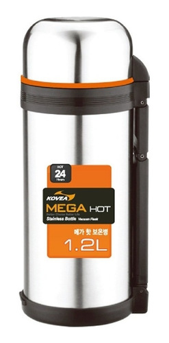Imagen 1 de 2 de Termo Kovea Mega Hot de acero inoxidable 1.2L plateado