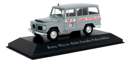 Miniatura Carro Willys Rural Radio Patrulha Edição 6