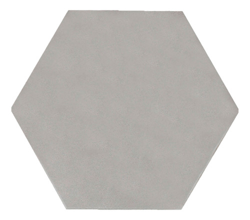 Porcelanato Piso Y Pared De 19.8x22.8 Hexagonal Gris Mate Se