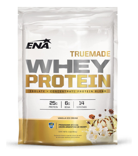 True Made Whey Protein 1 Lb - Ena Proteina De Suero De Leche