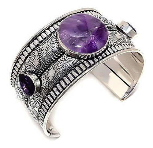 Ra De Puño - African Amethyst Gemstone Ethnic 925sterling Si