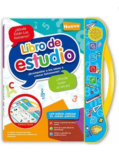 Libro Aprendizaje Niños Sonido Interactivo Ingles Español 