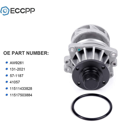 Eccpp Kit De Bomba De Agua 252 A 284 Con La Junta De Bmw 320