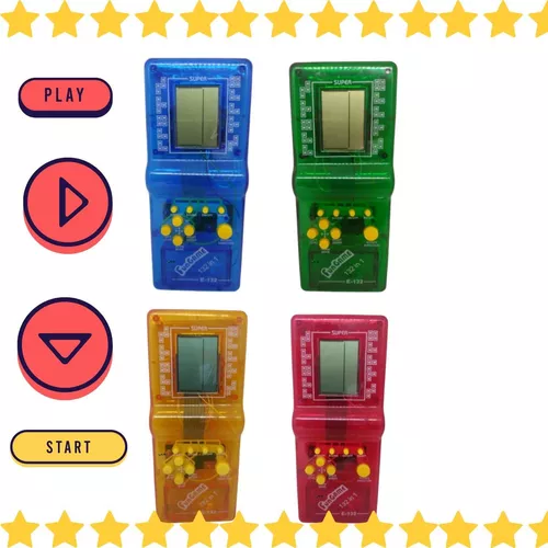 Console Mini Game Antigo Retro Tetris 9999 Jogos Corrida em