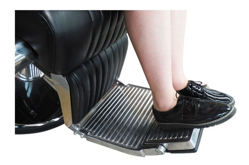 Imagen 4 de 10 de Silla Sillon Barbero Peluqueria Estetica Rayas Negras Lobo