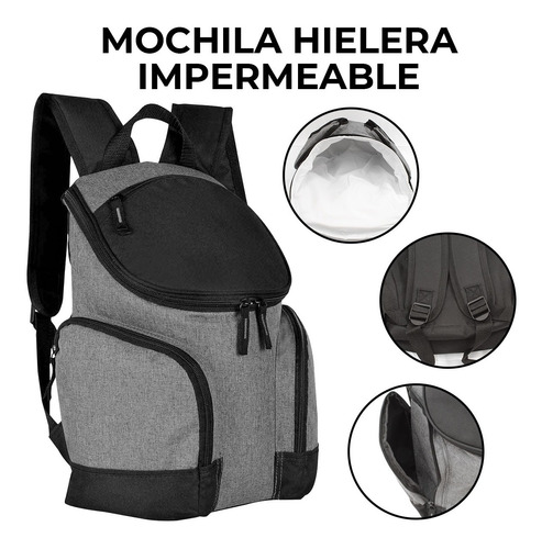 Mochila Hielera Impermeable Ideal Para Viajar