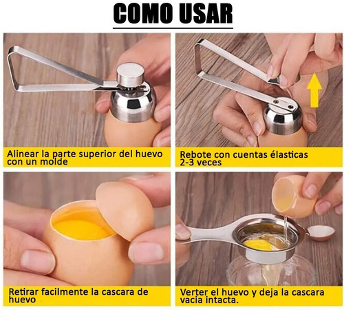 Imagen 2 de 9 de Cortador Cascara De Huevos