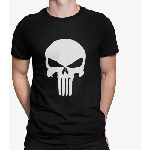 Polera The Punisher Algodon Manga Corta