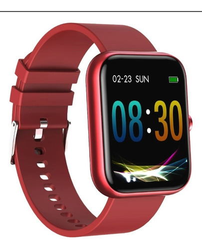 Reloj Smart Watch Evo 400 Funcion Llamada - Soul Rojo Mesh Rojo Rojo