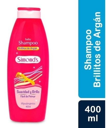 Shampoo Simonds Baby, Brillitos De Argán 400ml 