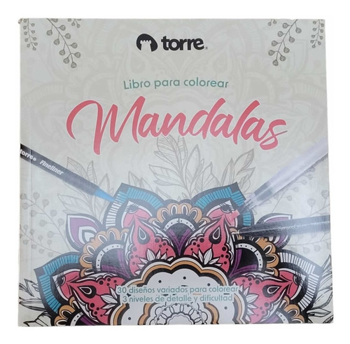 Libro Para Colorear Mandalas Arte Y Naturaleza 30 Hjs Torre