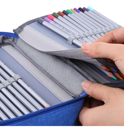 Estuche Para Lápices, 72 Ranuras, Multifunción, Plegable, De