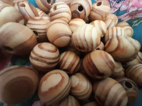 Bolitas De Madera, Cuentas De Madera