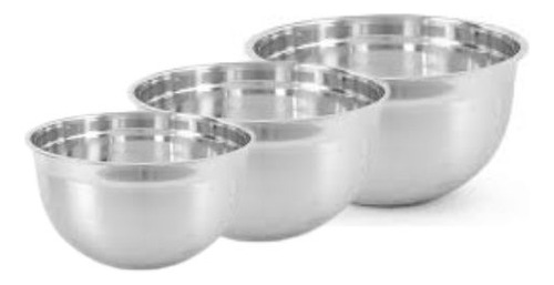 Set 3 Piezas Bowl Acero Inox. Binod