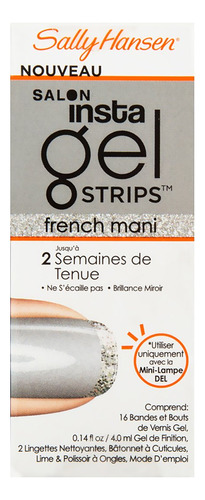 Kit De Tiras De Gel Insta De Salón French Mani 470 ¡p...