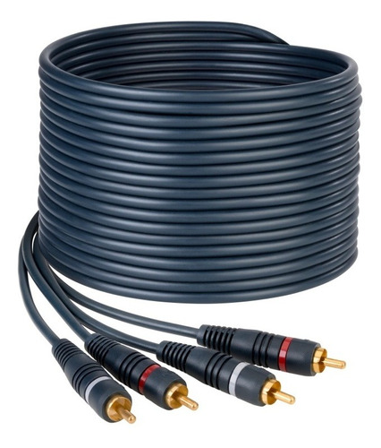 Cable 2 Plug Rca A 2 Plug Rca De 3.6m Reforzado Steren