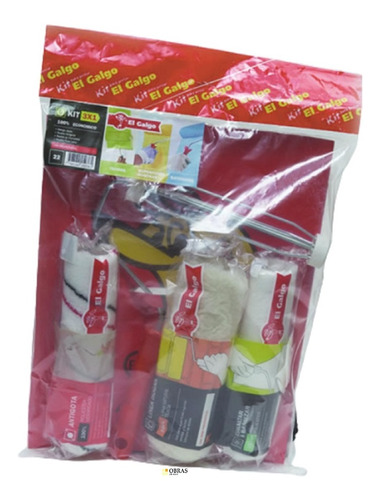 Kit Pintor 799 El Galgo Mango + Antigota + Hogar + Pe Corto 