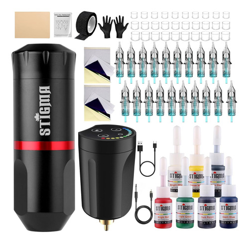 Stigma Kit De Tatuaje Inalámbrico Con Bolígrafo De Tatuaje G