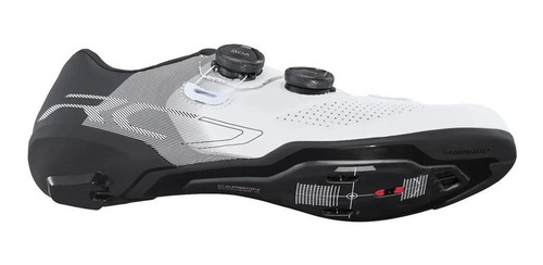 Imagem 3 de 5 de Sapatilha Shimano Road Rc7 Rc702 Branca Carbono Sistema Boa