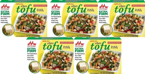 5 Pack Silken Tofu Extra Firme Mori Nu 3 Pz De 349 G C/u
