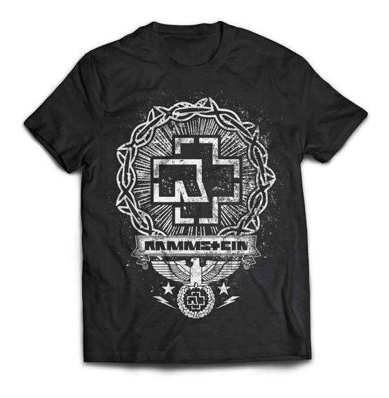 Camiseta Camibuso Estampado Rock Banda Rammstein Hombre Ikl 