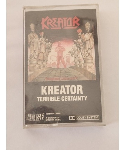 Kreator - Terrible Certainty - Cassette Usado De La Epoca 