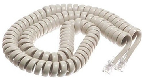 El Voip Lounge Cable De Receptor Auricular De 12 Pies Para V