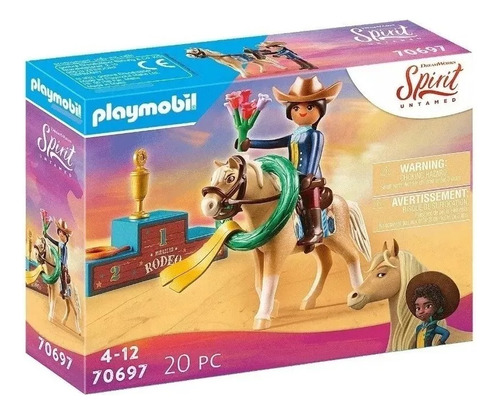 Playmobil Spirit 70697 Rodeo De Pru Con Caballo Original 