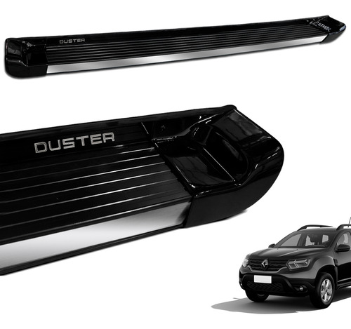 Estribo Lateral Duster 2018 2019 2020 Preto Personalizado