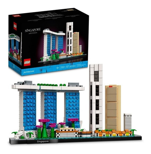 Kit De Construcción Lego Architecture Singapur 21057 3+ Cantidad de piezas 827