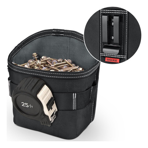 Bolsa De Herramientas Para Clavos Y Tornillos Con Clip Para