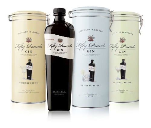 Gin Fifty Pounds Lata 700cc - Oferta