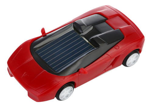 1x Mini Vehículo Gadget Coche De Energía Solar Rojo