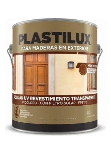 Barniz P/madera Uv Polilak Brillante/satin 1lt Pintumm