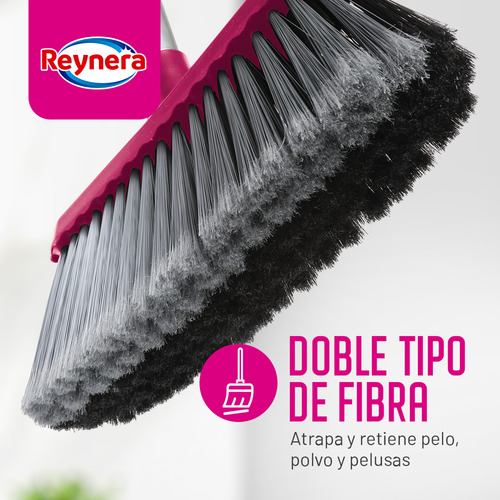 Kit Tendedero + Escoba Dual + Recogedor Con Peineta Reynera