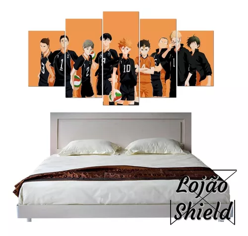 Quadro Anime Haikyuu!! Vôlei - A4 C/ Moldura E Vidro - elQuadro - Quadro  Decorativo - Magazine Luiza