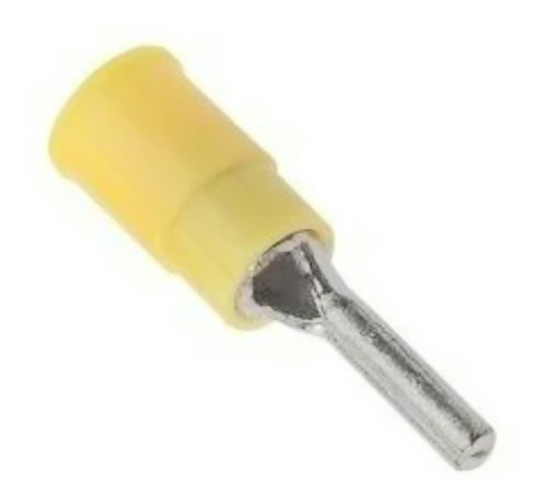 Terminal Tipo Pin Amarillo Para Cable 12-10 48 Amp. Pack 100