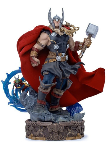 Figura Estatua Thor Unleashed Marvel Iron Studios Polipiedra