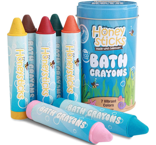 Honeysticks Crayones De Baño Para Niños Pequeños Y Niño.