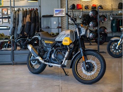 Imagen 4 de 25 de Royal Enfield Scram 411 Graphite Yellow Reserva La Tuya Ya!