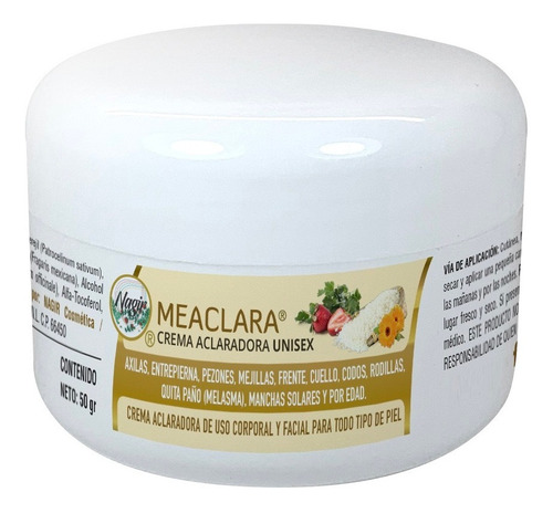 Crema Aclarante Axilas Paño Entrepierna Codos Cuello Manchas