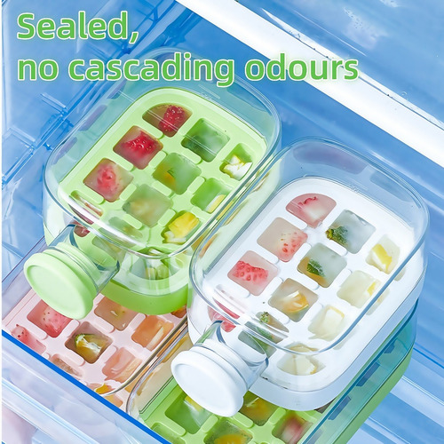 Moldes Reutilizables Para Cubitos De Hielo De 2 Piezas
